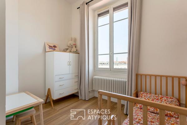 Duplex rénové en dernier étage et balcon