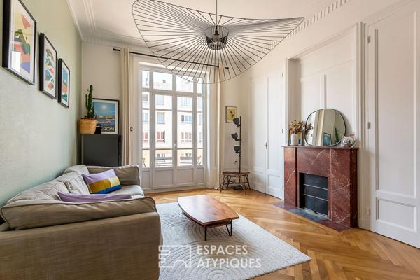 Duplex rénové en dernier étage et balcon