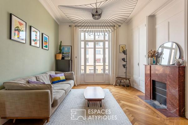 Duplex rénové en dernier étage et balcon