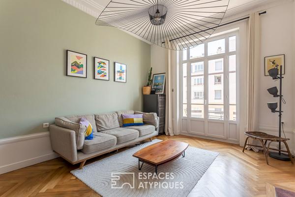 Duplex rénové en dernier étage et balcon