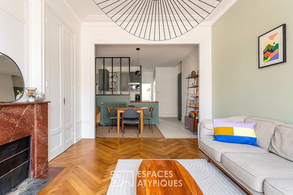 Duplex rénové en dernier étage et balcon