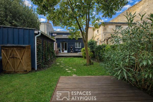 Appartement de caractère avec jardin aux Chartrons