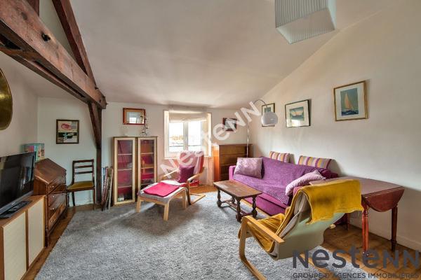 APPARTEMENT DERNIER ETAGE T2 SAINT BRIEUC CENTRE LOUE 530€ PAR MOIS