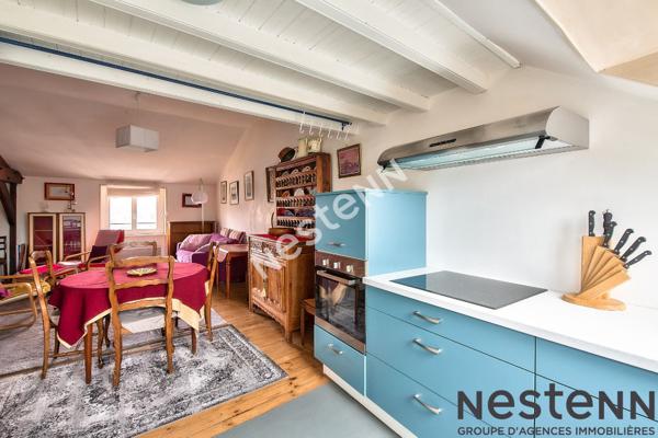 APPARTEMENT DERNIER ETAGE T2 SAINT BRIEUC CENTRE LOUE 530€ PAR MOIS