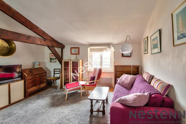 APPARTEMENT DERNIER ETAGE T2 SAINT BRIEUC CENTRE LOUE 530€ PAR MOIS