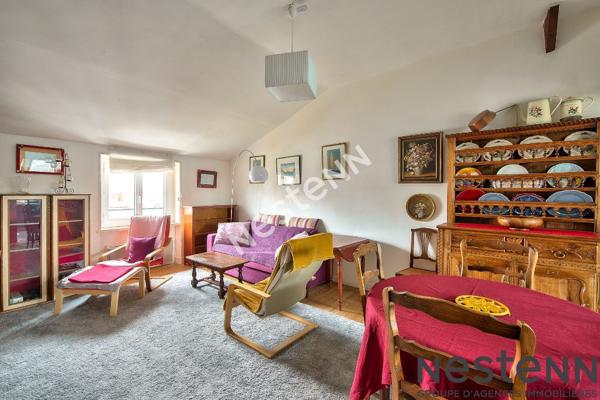 APPARTEMENT DERNIER ETAGE T2 SAINT BRIEUC CENTRE LOUE 530€ PAR MOIS