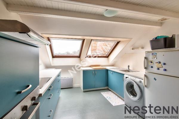 APPARTEMENT DERNIER ETAGE T2 SAINT BRIEUC CENTRE LOUE 530€ PAR MOIS