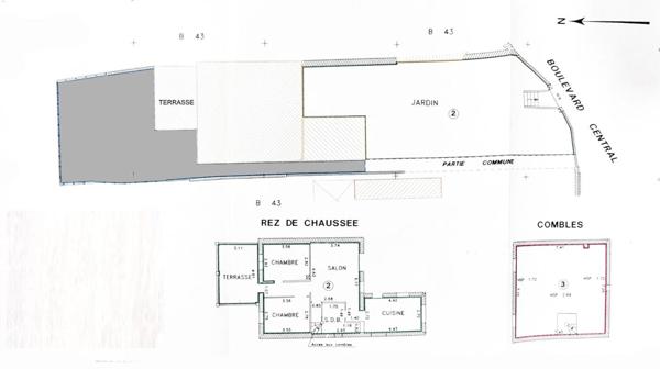 HAUT DE VILLA + JARDIN + TERRASSE