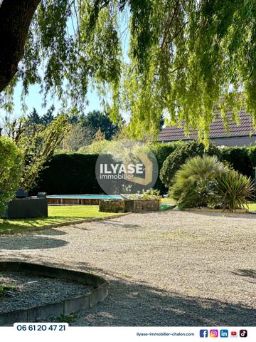 Allériot (71380) MAISON 130 m² | 3 CH | 1714 m² | PISCINE | GARAGE