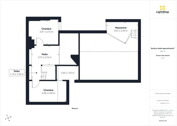 Appartement à vendre  3 pièces - 120 m2 PARIS - 75011