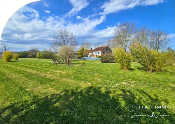 Busque (81300) corps de ferme rénové sur plus d’un hectare clos