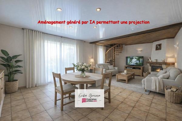 Maison indépendante 115 m² Vie de plain-pied  2 garages  Aplemont Le Havre