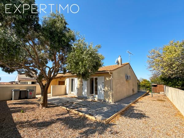 Vendres (34350) En exclusivité : villa 4 pièces avec veranda, terrasse et garage au calme dans une impasse