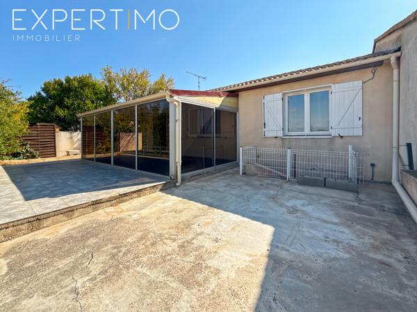 Vendres (34350) En exclusivité : villa 4 pièces avec veranda, terrasse et garage au calme dans une impasse