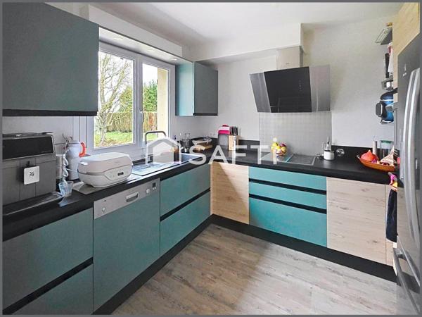 Maison vivable plain pied, village proximité Seine