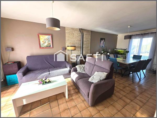 Maison vivable plain pied, village proximité Seine