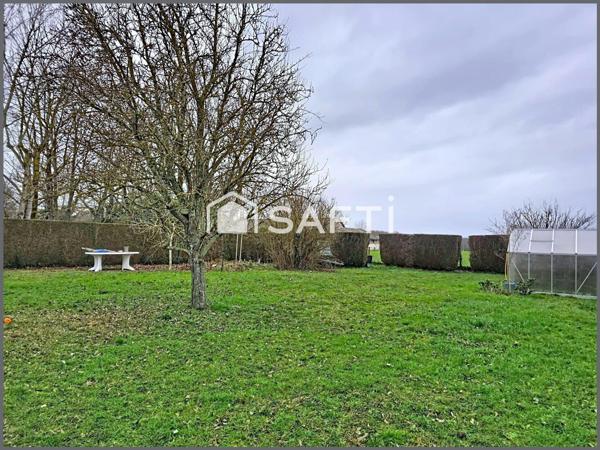 Maison vivable plain pied, village proximité Seine