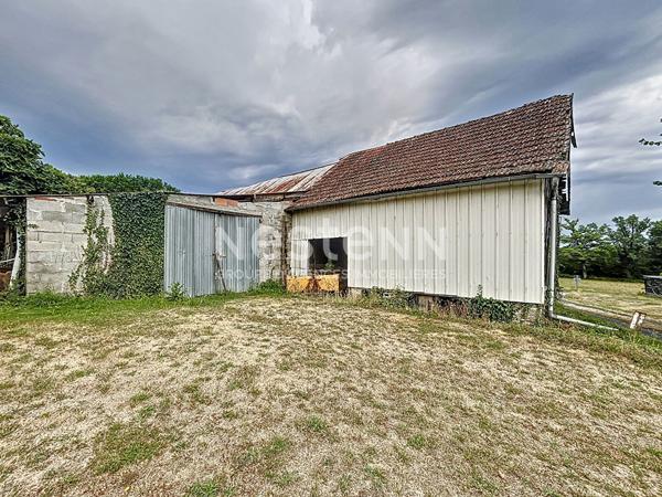 Lot de terrains constructible avec hangar - Chanteix - 2799 m2