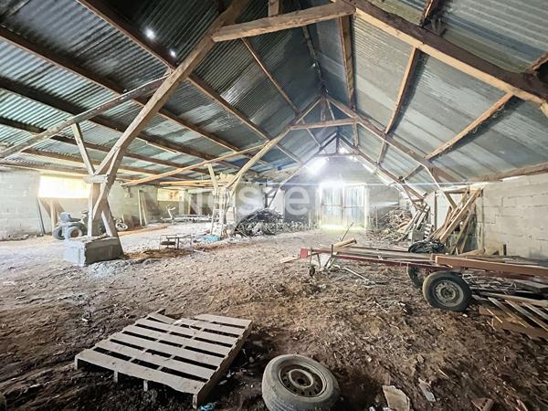 Lot de terrains constructible avec hangar - Chanteix - 2799 m2