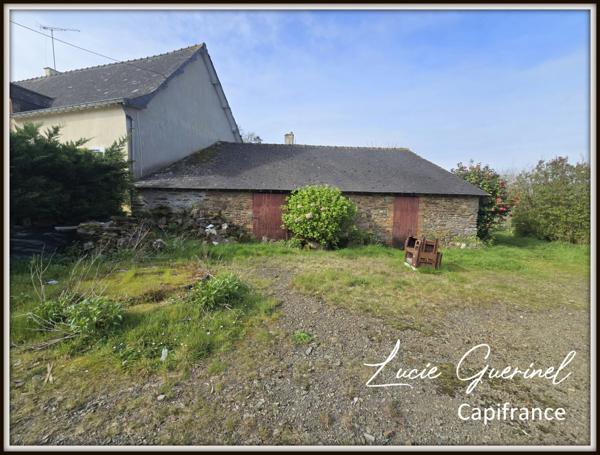 Maison de plain-pied – Fort potentiel – Centre bourg de Rougé (44)