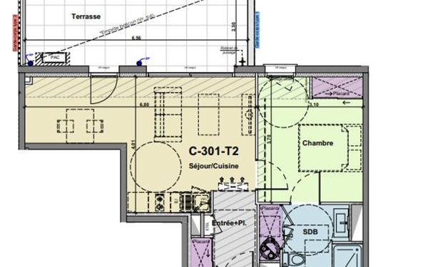 Appartement à vendre    2 pièces •  Narbonne