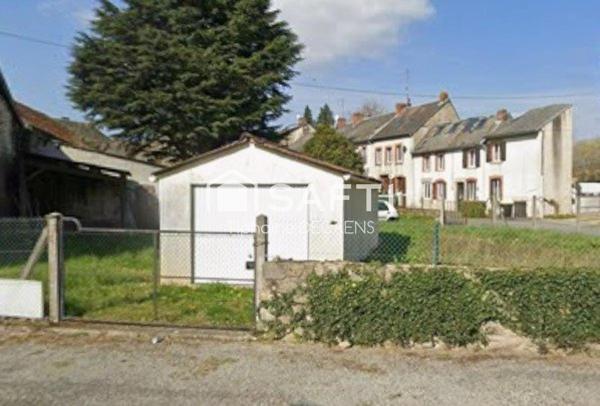 Garage 20m2 sur terrain constructible cloturé de 314m2