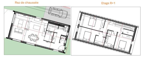 Maison neuve Bioclimatique104 m² sur 3.67 ares
