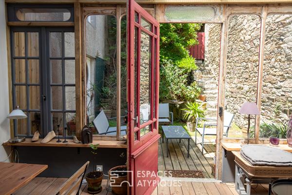 Maison de ville rénovée et son jardin suspendu à Belle-Ile-en-mer