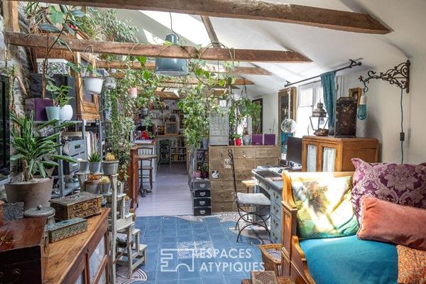 Maison de ville rénovée et son jardin suspendu à Belle-Ile-en-mer