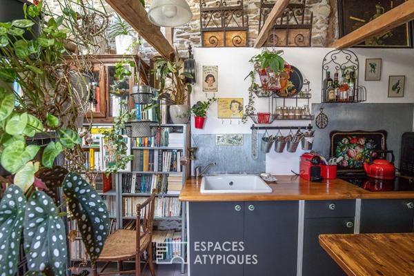 Maison de ville rénovée et son jardin suspendu à Belle-Ile-en-mer