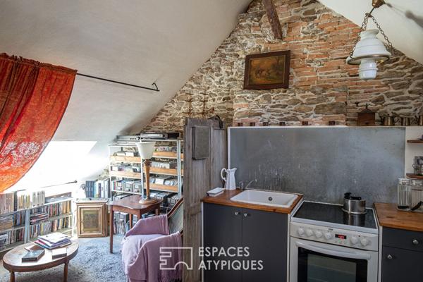 Maison de ville rénovée et son jardin suspendu à Belle-Ile-en-mer