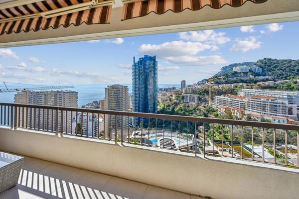 Appartement 4 pièces avec terrasse et vue mer aux portes de Monaco