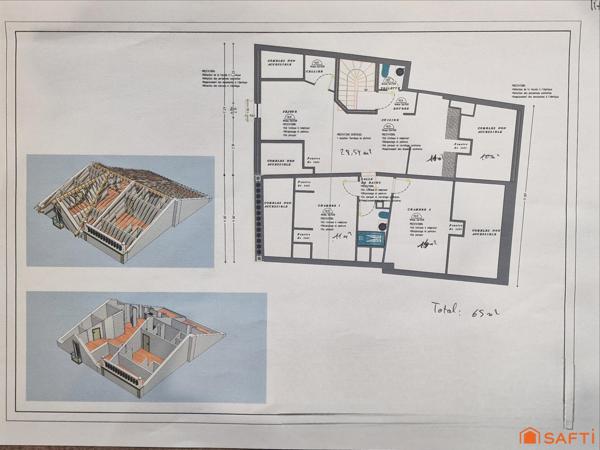 T3 lumineux entièrement rénové avec goût, idéalement situé