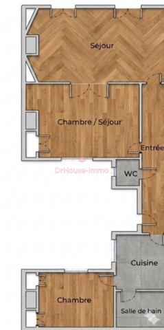 Appartement à vendre 3 pièces de 86 m²
