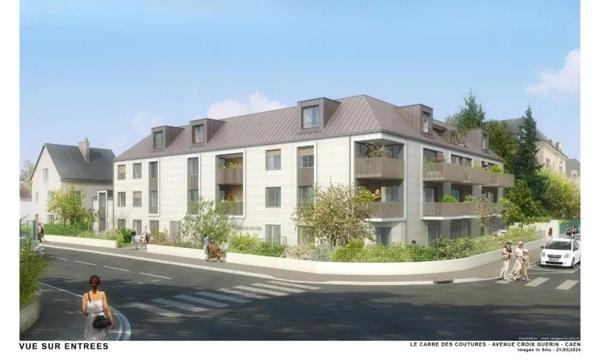 Appartement haut de gamme avec parking et balcon.