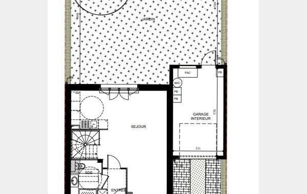 Vente Maison Maison 4P 82m2 -103m2 jardin Garage neuf Puiseux-en-france   