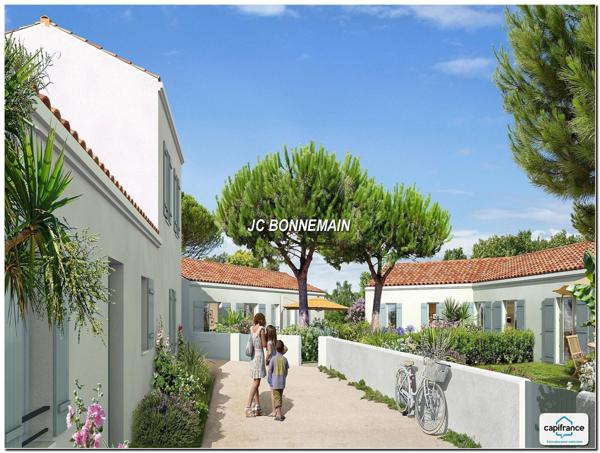 Maison à vendre 4 pièces et Jardin - SAINT GEORGES D'OLERON (17)