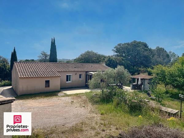 RIANS  Villa  T4/5 sur 1500 m² au calme à pied du village