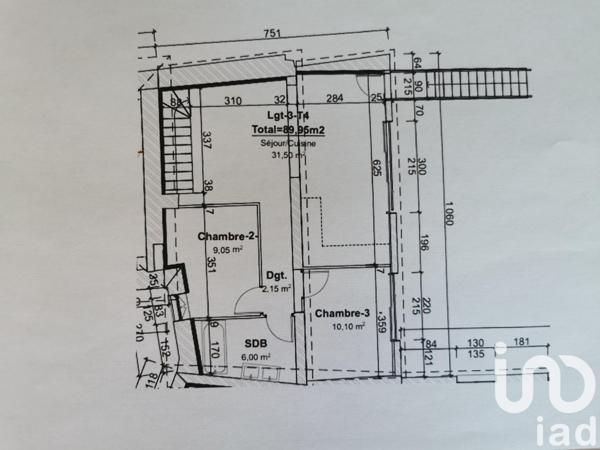 Maison à vendre 4 pièces 91 m² Saint-Clair-du-Rhône