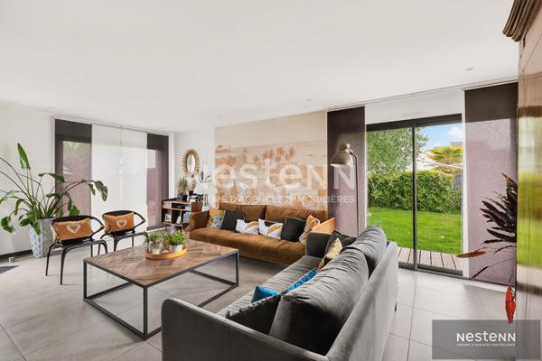 Maison Contemporaine coté mer de Langueux à vendre -Maison récente vivable de plain-pied, située dans un quartier calme et très prisé de la commune de Langueux