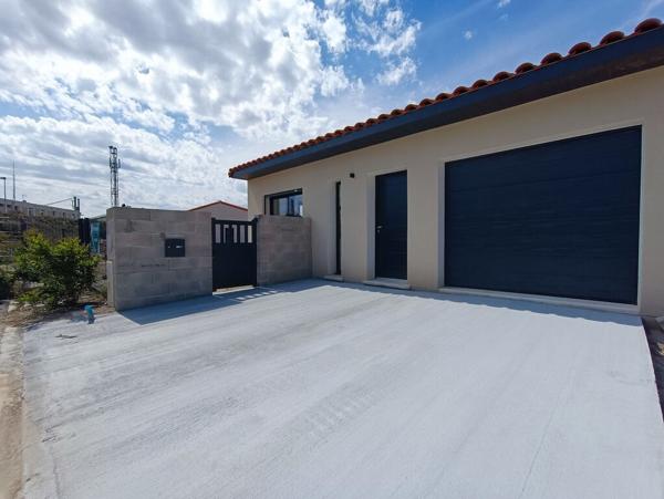 NARBONNE - MAISON NEUVE 74m² - GARAGE et JARDIN