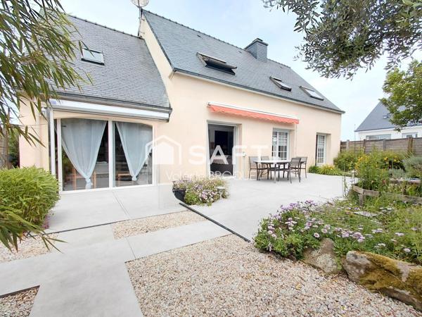 Maison de plain pied à Port-Louis – Vue exceptionnelle sur la rade de Lorient