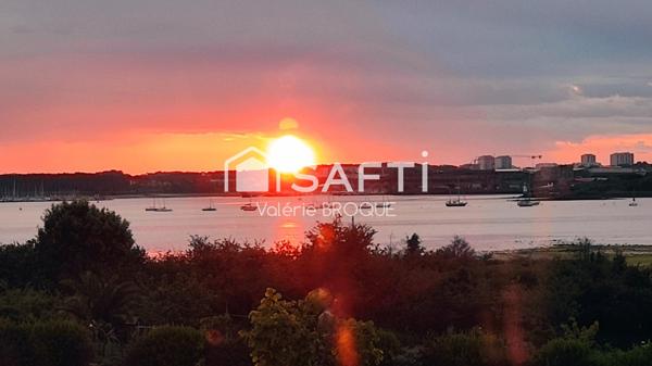 Maison de plain pied à Port-Louis – Vue exceptionnelle sur la rade de Lorient
