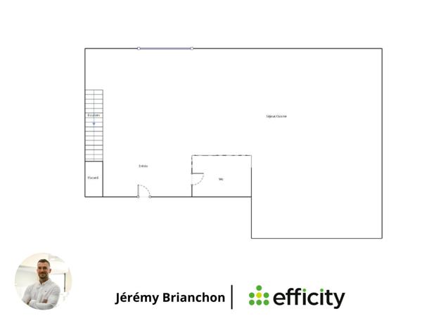 Appartement 2 pièces - 53 m²