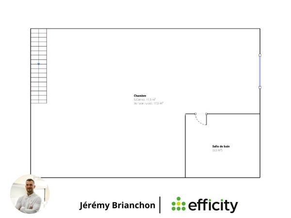 Appartement 2 pièces - 53 m²