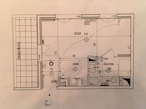 Location Appartement28,05 m² - 1 Pièce - MONTIGNY LE BRETONNEUX (78180)