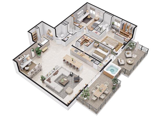 Achat appartement Fort-de-France - 4 pièce(s) - 183 m² - 700 000 €