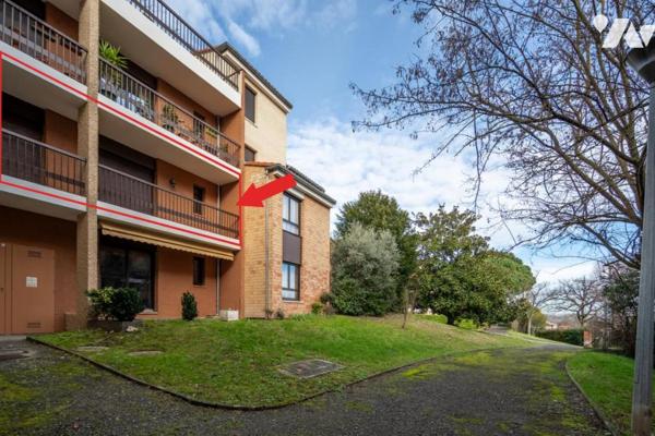 Vente appartement T2 avec cave et parking à RAMONVILLE ST AGNE