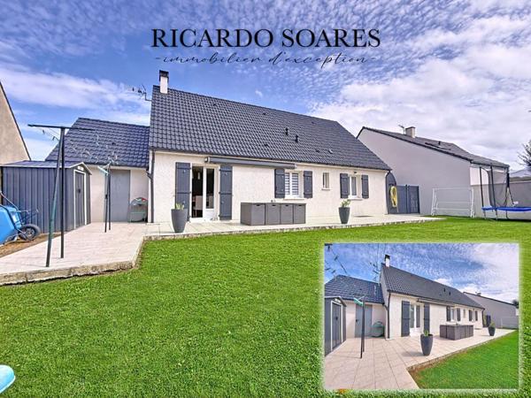 60700 PONT-SAINTE-MAXENCE (SARRON) - MAISON INDIVIDUELLE 115m2 / DPE B / VIVABLE DE PLAIN-PIED / 4 CHAMBRES /  3 SALLES DE BAIN / GARAGE / JARDIN