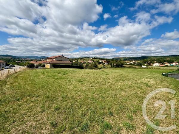 Terrain à vendre  1158 m 2   MONISTROL SUR LOIRE  - 43